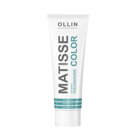 OLLIN PROFESSIONAL Пигмент прямого действия, аквамарин / MATISSE COLOR 100 мл - 1