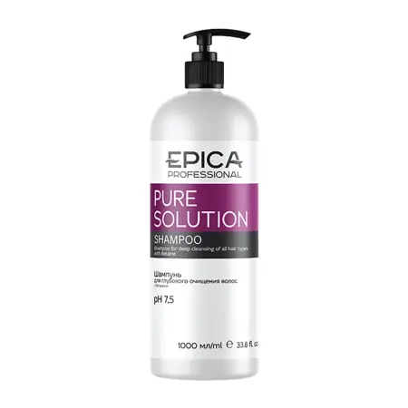 EPICA PROFESSIONAL Шампунь для глубокого очищения волос / Special Pure Solution 1000 мл - 3