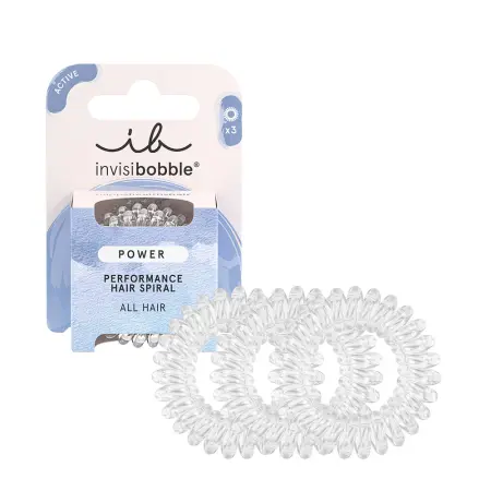 INVISIBOBBLE Резинка-браслет для волос / invisibobble POWER Crystal Clear (в картоне) - 1