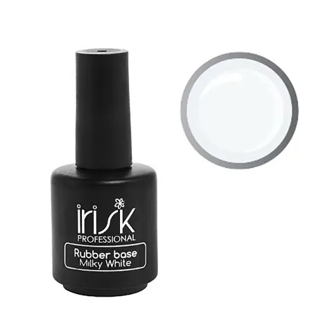 IRISK PROFESSIONAL База каучуковая камуфлирующая для ногтей, молочная / Rubber Base Milky White 18 мл - 2