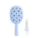 SOLOMEYA Расческа массажная для волос с отверстиями для джиббитсов, голубая / Croks Massage Hair Brush Blue 1 шт, фото 4