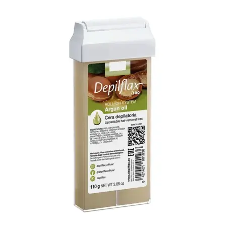 DEPILFLAX 100 Воск для депиляции в картридже, аргана 110 гр - 1