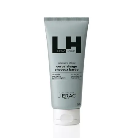 LIERAC Гель для душа для мужчин 3 в 1: для лица, тела и волос / ЛИЕРАК ОМ 200 мл - 1
