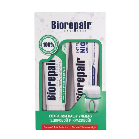 BIOREPAIR Набор зубных паст Защита улыбки 24/7 Biorepair 2*75 мл - 1