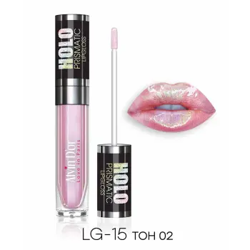 ALVIN D OR Блеск для губ, тон 02 / Lipgloss HoloPrismatic 5,6 гр, фото 2