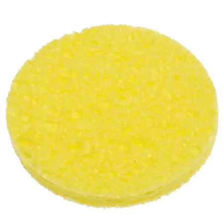 DEWAL BEAUTY Спонж для снятия макияжа, желтый 85 x 85 x 10 мм, 2 шт - 1