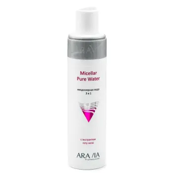 ARAVIA Professional Вода мицеллярная 3 в 1 с экстрактом готу кола / Micellar Pure Water 250 мл, фото 2