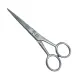 DEWAL PROFESSIONAL Ножницы парикмахерские прямые с микронасечками 5,5 (серебристые кольца), фото 1