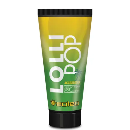 SOLEO Ускоритель загара с маслом монои, коноплей и маслом какао / Lolli Pop Basic 150 мл - 1