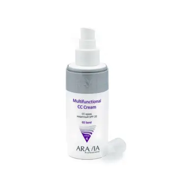 ARAVIA Professional СС-крем защитный SPF-20 / Multifunctional CC Cream, Sand 02 150 мл, фото 2