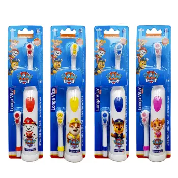 LONGA VITA Щетка зубная детская ротационная от 3-х лет, 2 насадки / Longa Vita Paw Patrol, фото 9