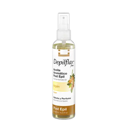 DEPILFLAX 100 Масло для удаления остатков воска, аргана / Argan Post Epil Aromatic Oil 125 мл - 1