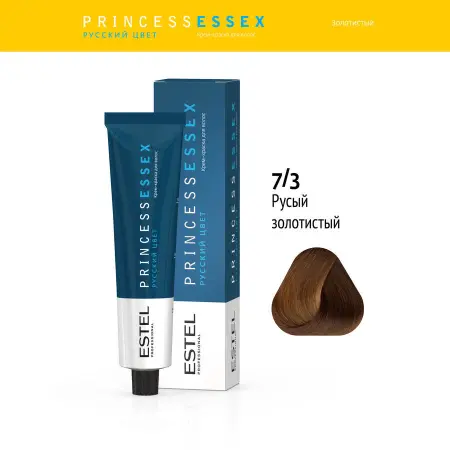 ESTEL PROFESSIONAL 7/3 краска для волос, средне-русый золотистый (ореховый) / ESSEX Princess 60 мл - 4