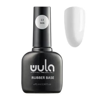 База каучуковая камуфлирующая, 13 молочный / Wula Nailsoul 10 мл