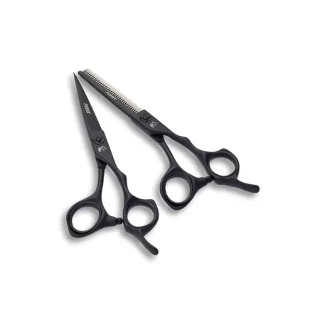 MUSTANG PROFESSIONAL (США) Набор ножниц Mustang Professional POINT NP02 Чёрный 5,5 дюйм - 1