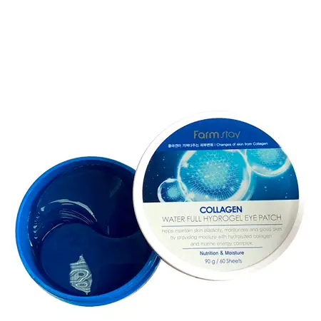 FARMSTAY Патчи гидрогелевые с коллагеном для области вокруг глаз / Collagen moistfull 60 шт - 4