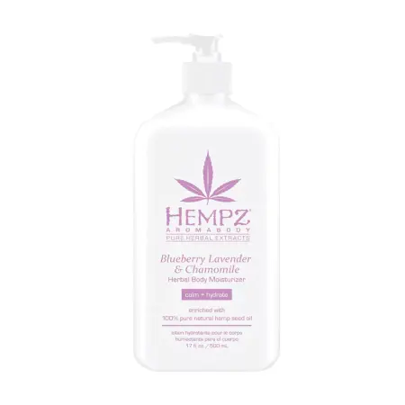 HEMPZ Молочко увлажняющее для тела лаванда, ромашка и дикие ягоды / Blueberry Lavender and Chamomile Herbal Body Moisturizer 500 мл - 1