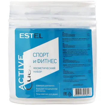 ESTEL PROFESSIONAL Набор для волос и тела (шампунь, бальзам, гель-массаж для душа) / Curex Active, фото 2