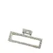 IWOU PROFESSIONAL Краб для волос большой Стразы в серебре 1шт, фото 2