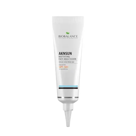 BIOBALANCE Крем солнцезащитный для лица / AKNSUN MATTIFIYING FACE AQUA FUSION 50 мл - 1