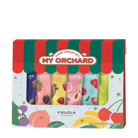 FRUDIA Набор подарочный Фруктовая ярмарка: крема для рук 6*30 мл - 1