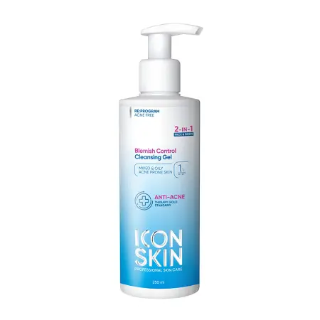 ICON SKIN Гель очищающий для лица и тела / Re:Program Blemish Control 250 мл - 4