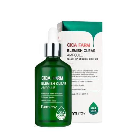 FARMSTAY Сыворотка для лица с центеллой против покраснений / Cica Farm Blemish Clear Ampoule 100 мл - 2