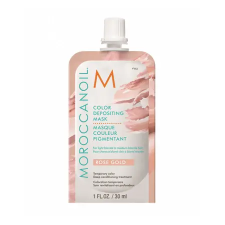 MOROCCANOIL Маска тонирующая для волос, розовое золото / COLOR DEPOSITING MASK ROSE GOLD 30 мл - 1