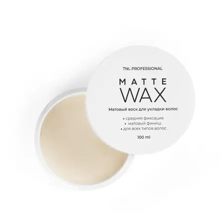TNL Professional Воск матовый для укладки волос / Matte Wax 100 мл - 3