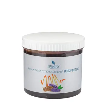 PREMIUM Средство массажное с солодкой / Body-detox 500 мл, фото 1