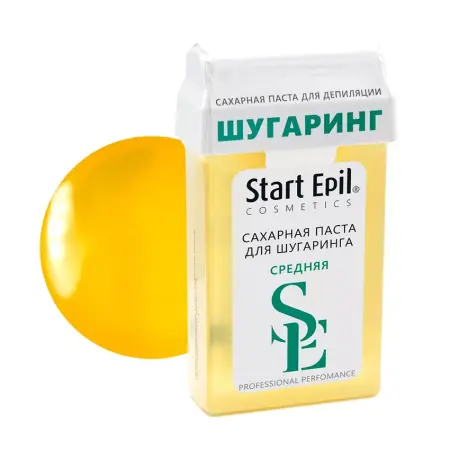 ARAVIA Professional Набор для шугаринга (сахарная паста в картридже Средняя 100 г + бумажные полоски для депиляции) - 3