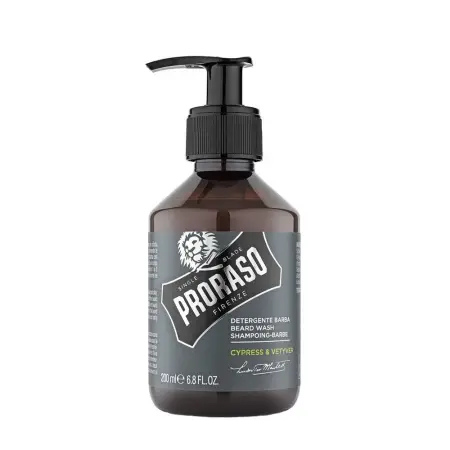 PRORASO Шампунь увлажняющий для бороды / CYPRESS & VETYVER 200 мл - 1