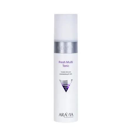 ARAVIA Professional Тоник-лосьон освежающий 2в1 / Fresh Multi Tonic 250 мл - 3