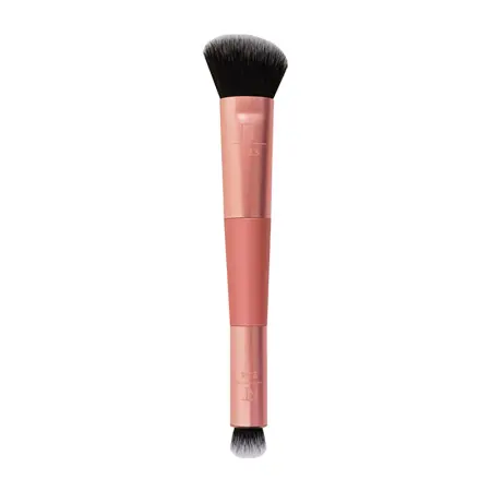 REAL TECHNIQUES Кисть двусторонняя для пудры / Real Techniques Dual Ended Set & Bake Brush - 1