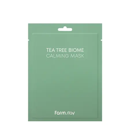 FARMSTAY Маска тканевая интенсивно успокаивающая для лица с чайным деревом / Tea Tree Biome Calming Mask 25 мл - 1