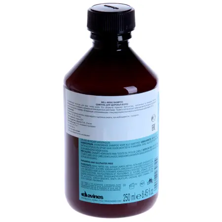 DAVINES SPA Шампунь увлажняющий для всех типов волос / Well-Being NATURAL TECH 250 мл - 1