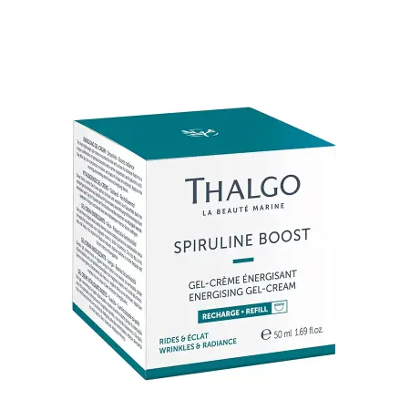 THALGO Гель-крем энергизирующий для сияния и коррекции морщин, сменный блок / SPIRULINE BOOST 50 мл - 2