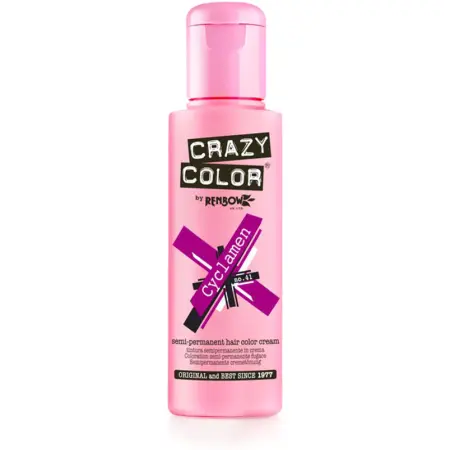 CRAZY COLOR Краска для волос, цикломен / Crazy Color Cyclamen 100 мл - 2
