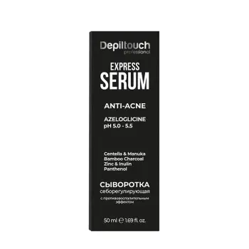 DEPILTOUCH PROFESSIONAL Сыворотка себорегулирующая с противовоспалительным эффектом / Depiltouch 50 мл, фото 2