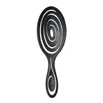 SOLOMEYA Био-расческа подвижная для волос, черная / Detangling Bio Hair Brush Black, фото 2