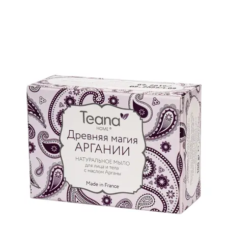 TEANA Мыло натуральное с маслом арганы для сухой и чувствительной кожи лица и тела Древняя магия Аргании 100 г - 1