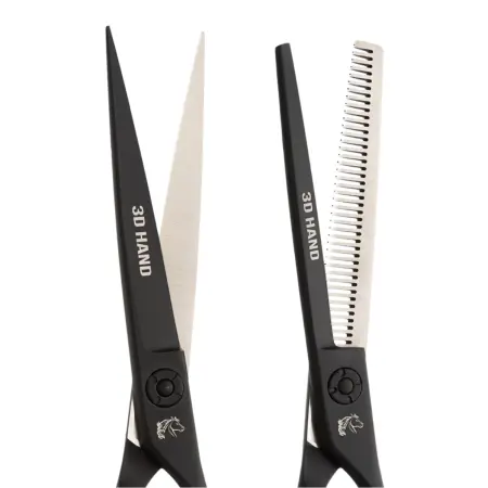 MUSTANG PROFESSIONAL (США) Набор ножниц Mustang Professional 3D HAND NP03 Черный 6,0 дюймов - 2