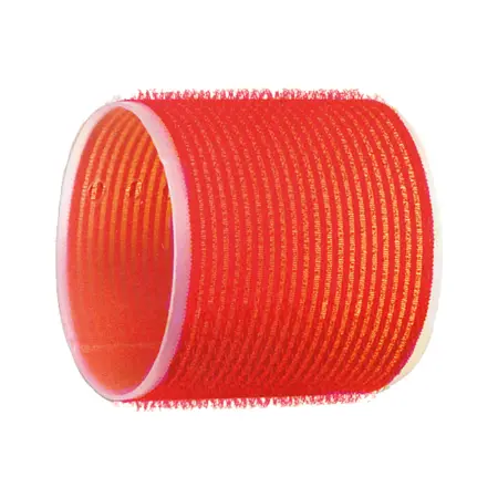 DEWAL PROFESSIONAL Бигуди-липучки красные d 70 мм 6 шт/уп - 1