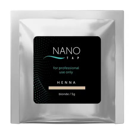 NANO TAP Хна для бровей в саше, русый / NanoTap blonde 5 гр - 1