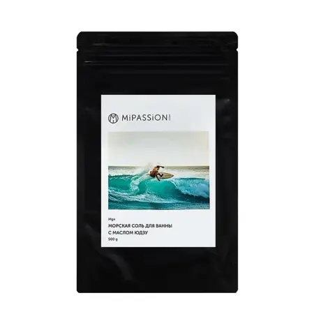 MIPASSIONcorp Соль морская с маслом юдзу / MiPASSiON 500 гр - 1