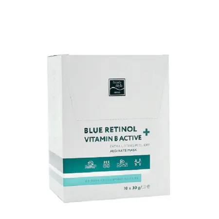 BEAUTY STYLE Маска-лифтинг альгинатная / Blue Retinol + Vitamin B Active Beauty Style 30 гр*10 шт - 1