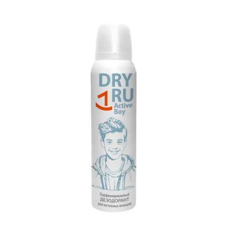 DRY RU Дезодорант парфюмированный для мальчиков / DRYRU Active Boy 125 мл - 1