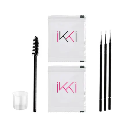 LUCAS COSMETICS Набор для домашнего окрашивания бровей краской, темно-коричневый / IKKI Home - 4
