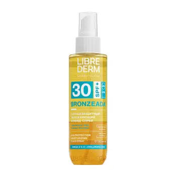 Спрей-флюид солнцезащитный увлажняющий двухфазный SPF30 / Bronzeada 150 мл
