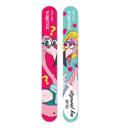 SOLOMEYA Набор пилок 180/220 / You are my paradise Nail file kit 2 шт - 1